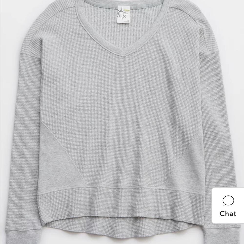 Aerie waffle sweater! size xs!